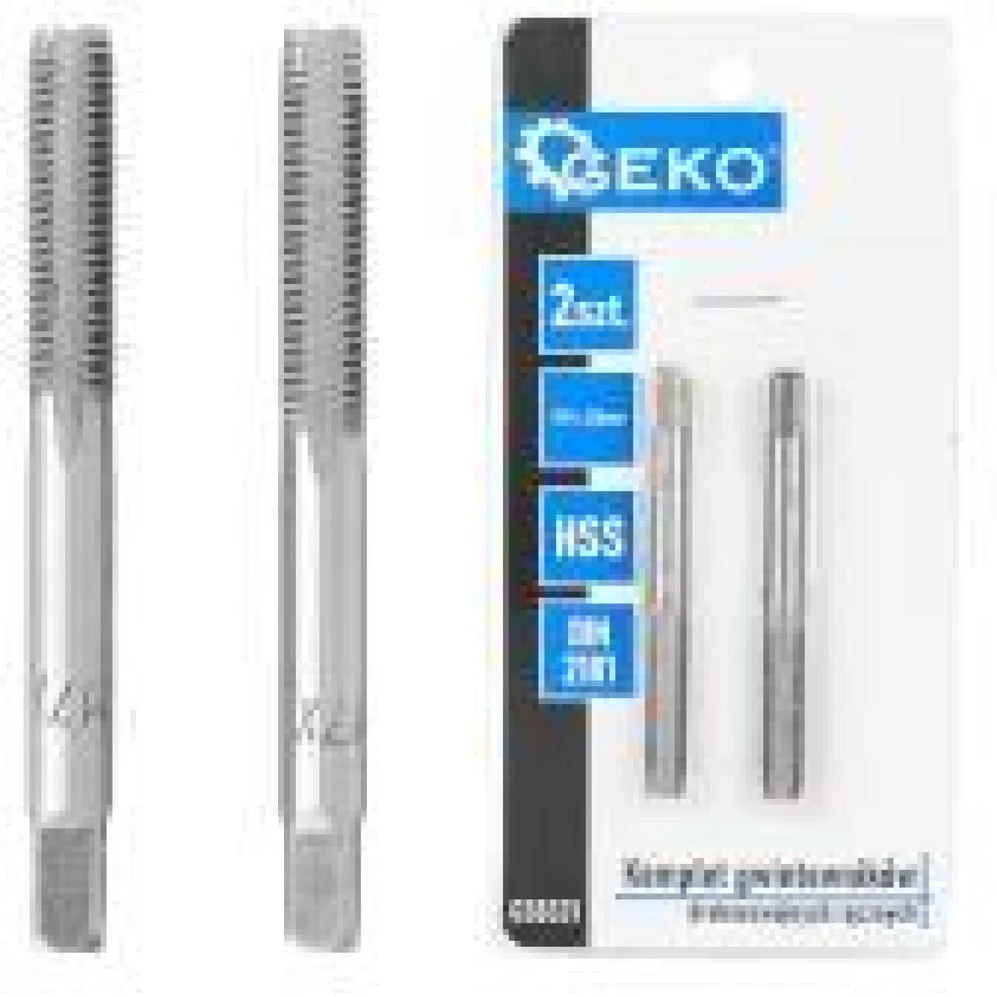 Geko rankiniai smulkaus sriegio sriegtukai M7 x 1,0mm 2 vnt. (100/200)