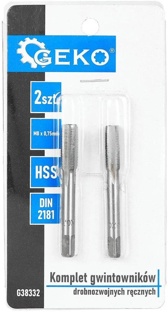 Geko rankinių smulkaus sriegio sriegimo įrankių M8 x 0,75mm (Modelis:
