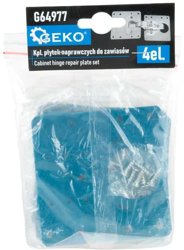 Geko Vyrių remonto plokščių rinkinys, 4 dalys (105)