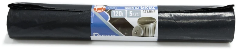 Geko Worki na śmieci GRUZ 120L (rolka 5szt) - juoda (20)