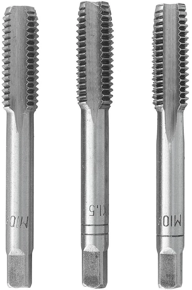 Geko Rankinių sriegimo strypų rinkinys M10 x 1,5 mm, 3 vnt. (50/100)
