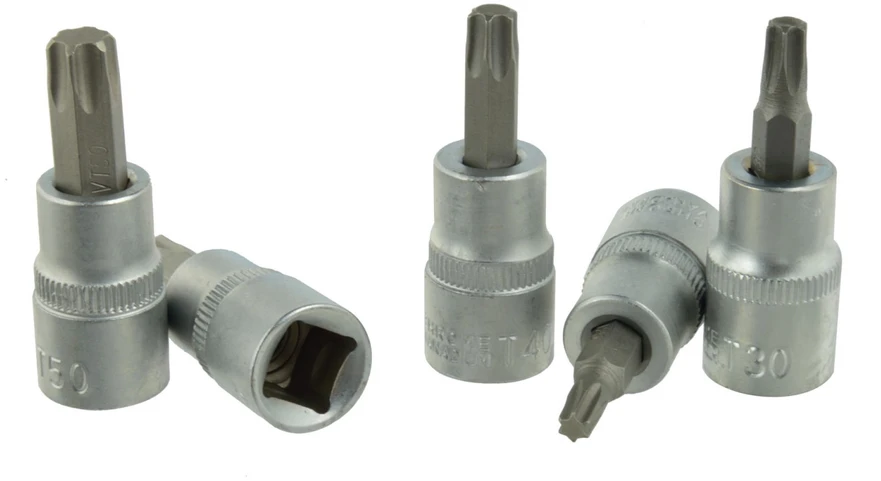 Geko 5el.komplektas kl.trzp.torx T25-50 3/8'' CRV( 10/30)