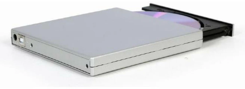 Kietasis diskas GEMBIRD EXTERNAL DVD DRIVE USB 2.0 Sidabrinis