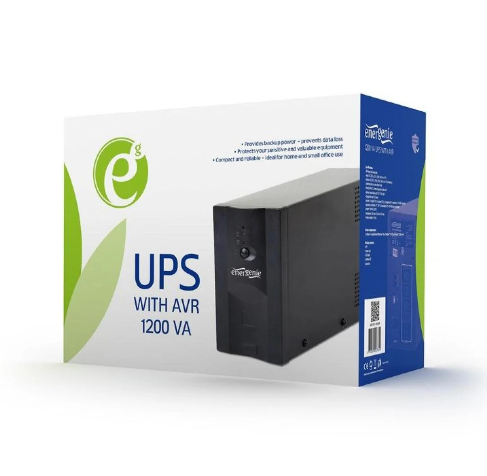 Gembird EnerGenie | UPS UPS-PC-1202AP | 1200 VA | 220 V | 220 V