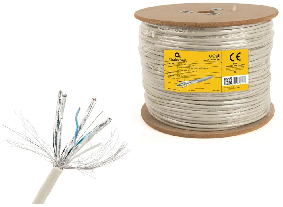 Gembird CAT6A SSTP LSZH LAN 305 m