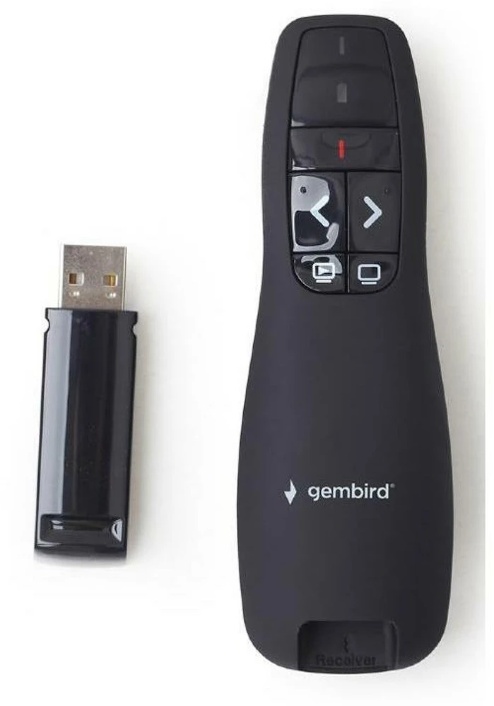 Gembird WP-L-12 belaidis pateikėjas RF juodas
