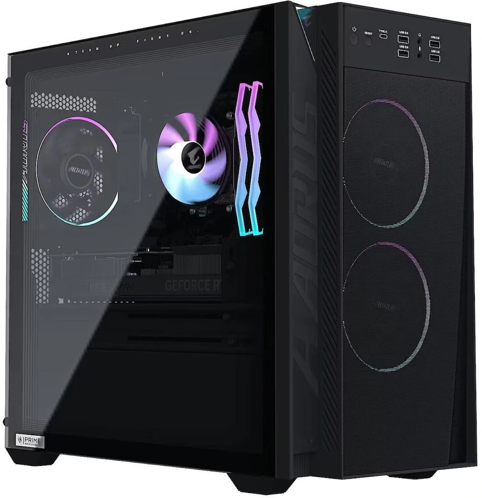 Stacionarus kompiuteris Gigabyte AORUS PRIME 3 pelitietokone, Windows 11 Home (AP3A7N6T-5110)