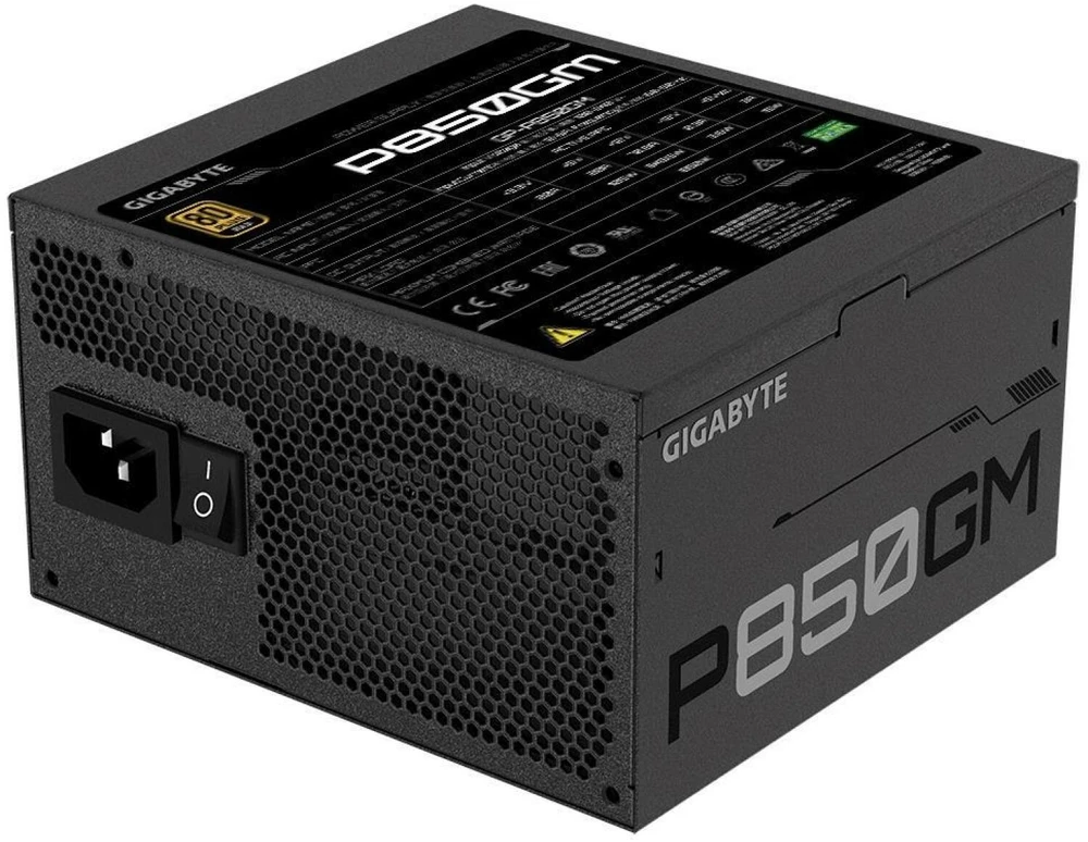 Gigabyte | Maitinimo blokas | GP-P850GM | 850 W | 80 PLUS Gold