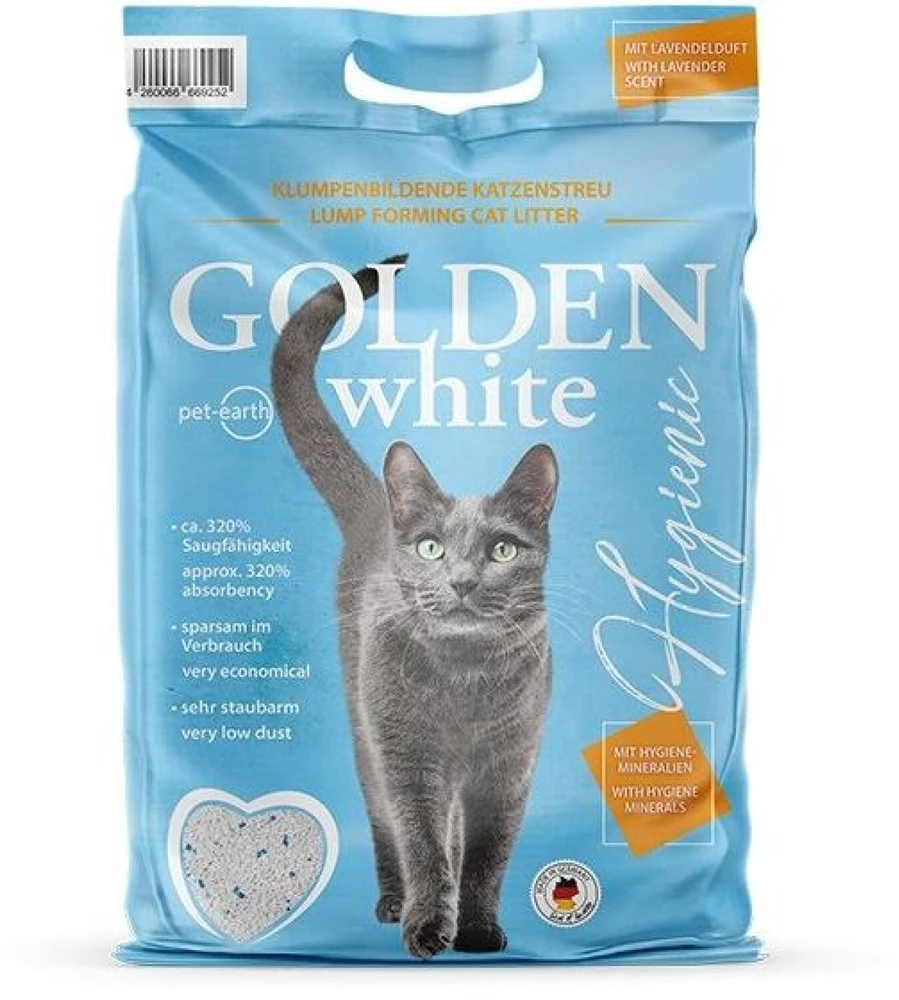 Bosch Petfood Golden Pilkas GOLDEN Baltas Hygienic - bentonite litter - 7kg