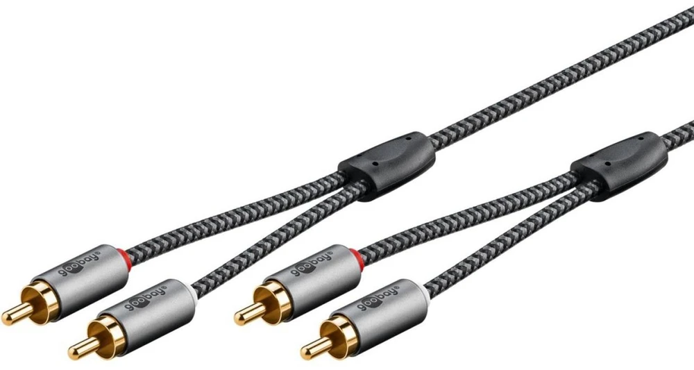 Goobay Gogobay Plus stereo kabelis, 5,0 m