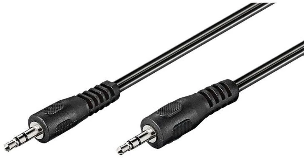 Goobay | AUX garso jungties kabelis | 50449 | 3,5 mm vyriškas (3 kontaktų, stereo) | 3,5 mm vyriškas (3 kontaktų, stereofoninis)