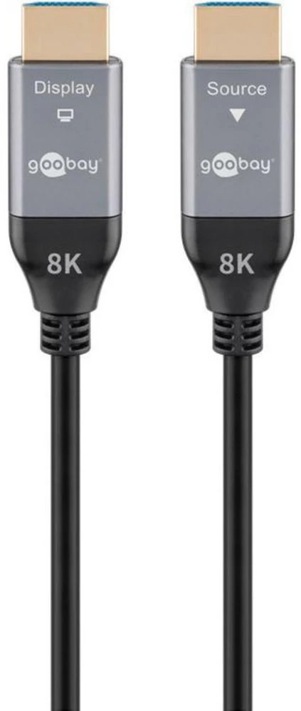 Goobay Optinis hibridinis itin didelės spartos HDMI™ kabelis su Ethernet (AOC)