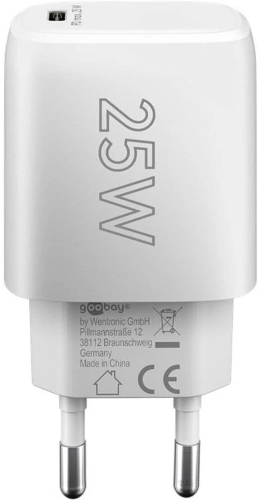 Įkroviklis Goobay 65368 USB-C PD GaN szybka 25 W
