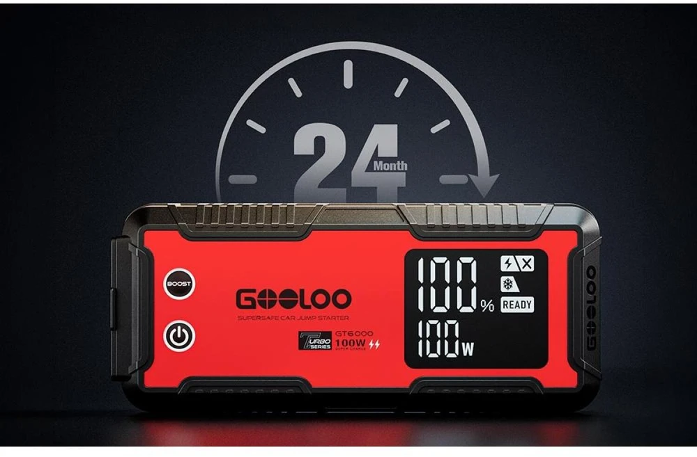GOOLOO GT6000 99,9 Wh užvedimo baterijų užvedimo įrenginys