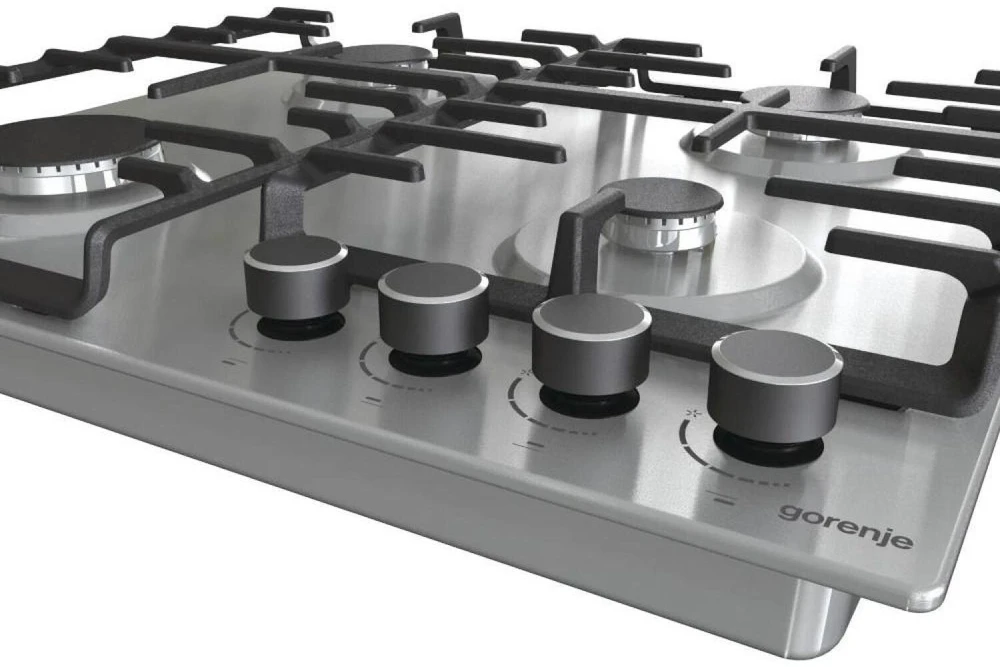 Kaitlentė Gorenje | Hob | G642ABX | Gas | Number of burners/cooking zones 4 | Rotary knobs | Nerūdijantis plienas