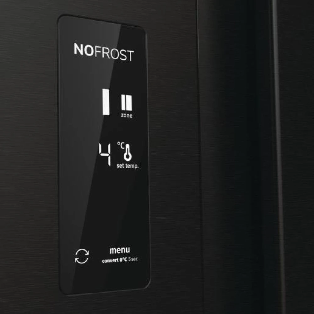 Gorenje NRR9185EABXLWD -Side By Side, musta