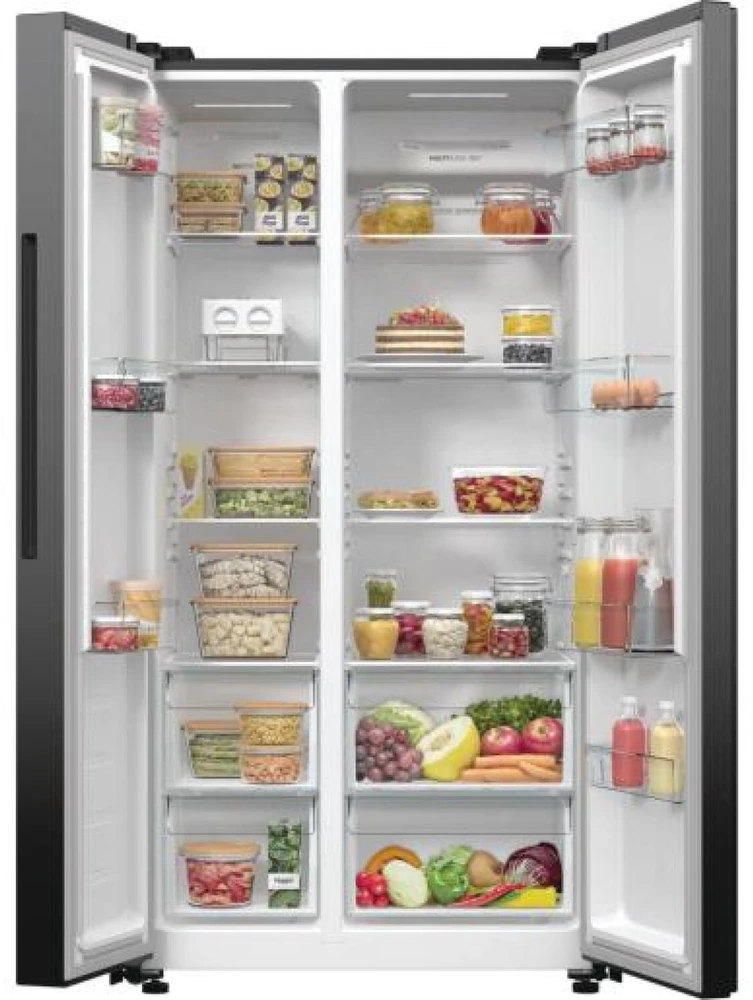 Gorenje NRR9185EABXLWD -Side By Side, musta
