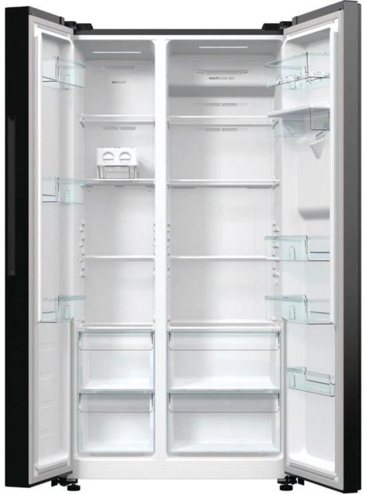 Gorenje NRR9185EABXLWD -Side By Side, musta
