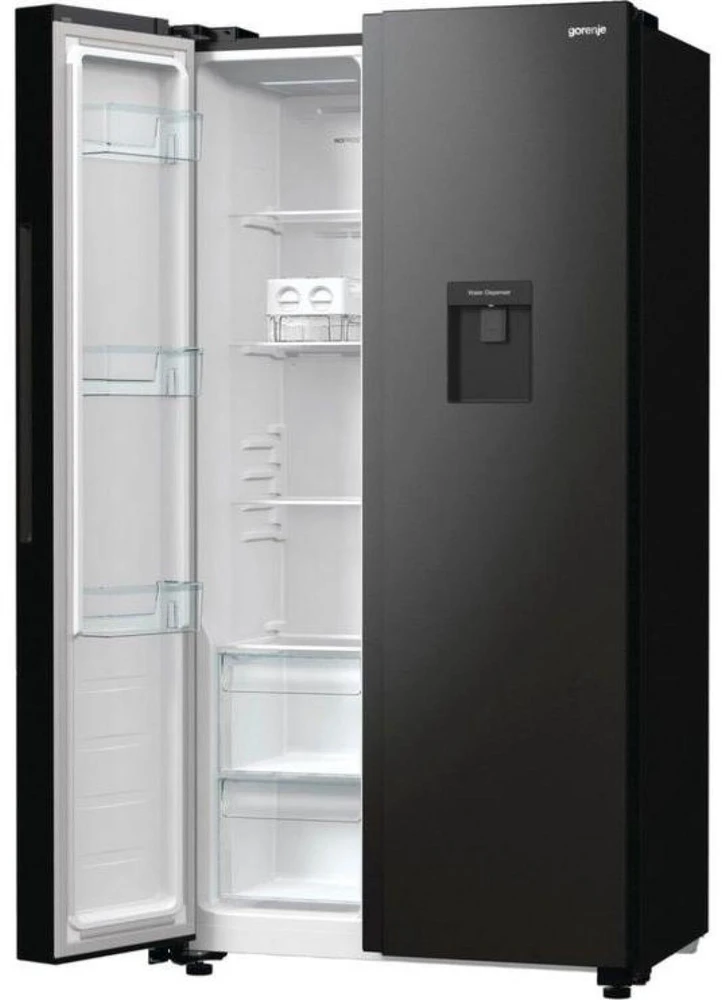 Gorenje NRR9185EABXLWD -Side By Side, musta