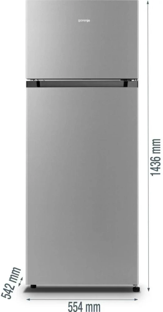 Šaldytuvas Gorenje RF 414DPS4 Ed Doppeltürkühlschr. D 165/41L 143,6x55,4x54,2cm