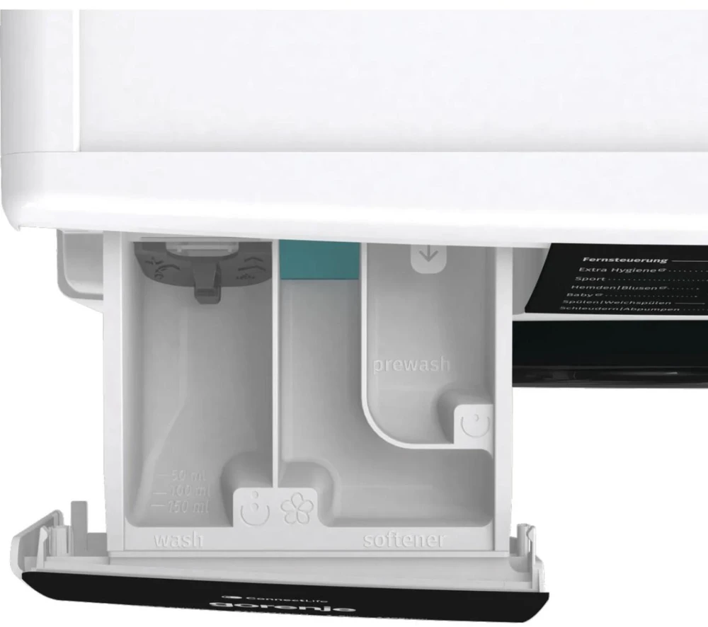 Gorenje skalbimo mašina WPNA94A1TS 744985, 9kg, 1400 aps/min, A, 60cm, WiFi, ConnectLife, balta/juoda