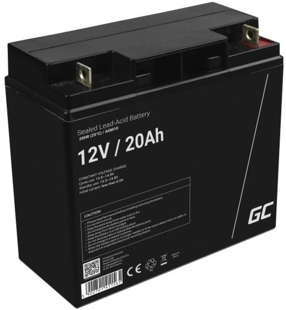 Green Cell Žalias Cell Žalias CELL Baterija AGM 12V20AH