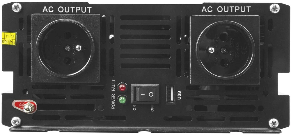 Green Cell Žalias Cell Inverteris 12V/230V 3000W/6000W Sinusinė išėjimo įtampa Žalias Cell
