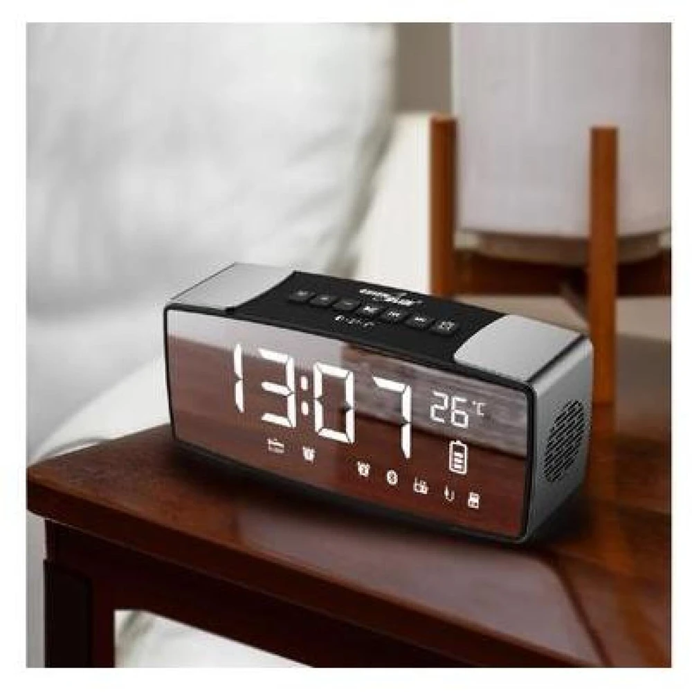 Greenblue 62917 Clock Digital Juodas, Pilkas
