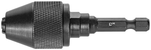 Greito keitimo patronas Ø0,3-6,5mm, HEX tvirtinimas DNIPRO-M