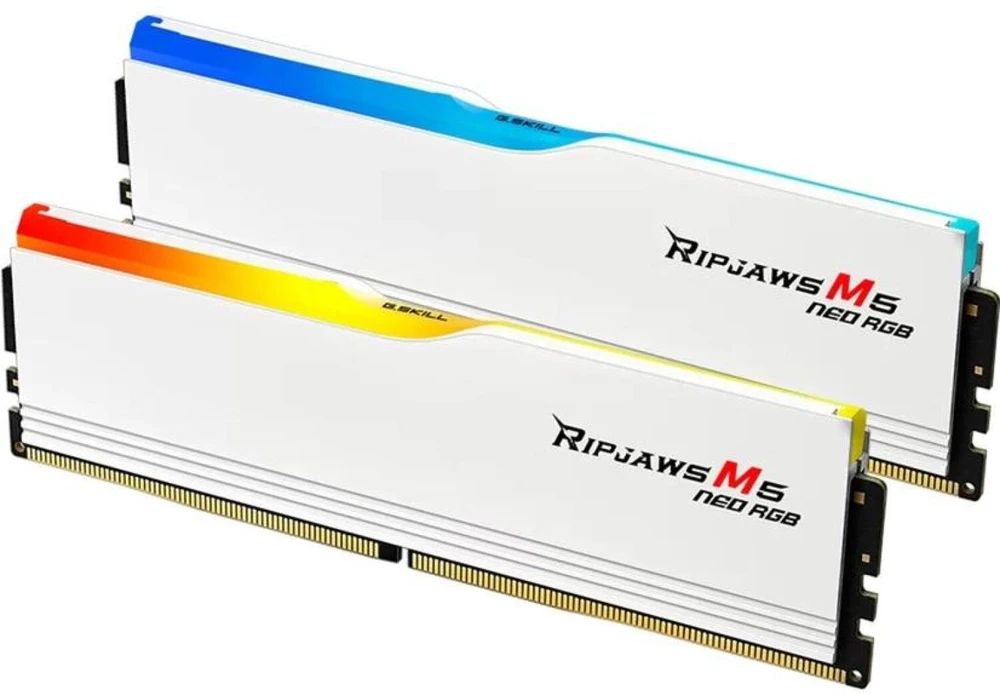 32 GB (2 x 16 GB) G.Skill Ripjaws M5 Neo RGB EXPO DDR5-6000 CL36 RAM atminties rinkinys