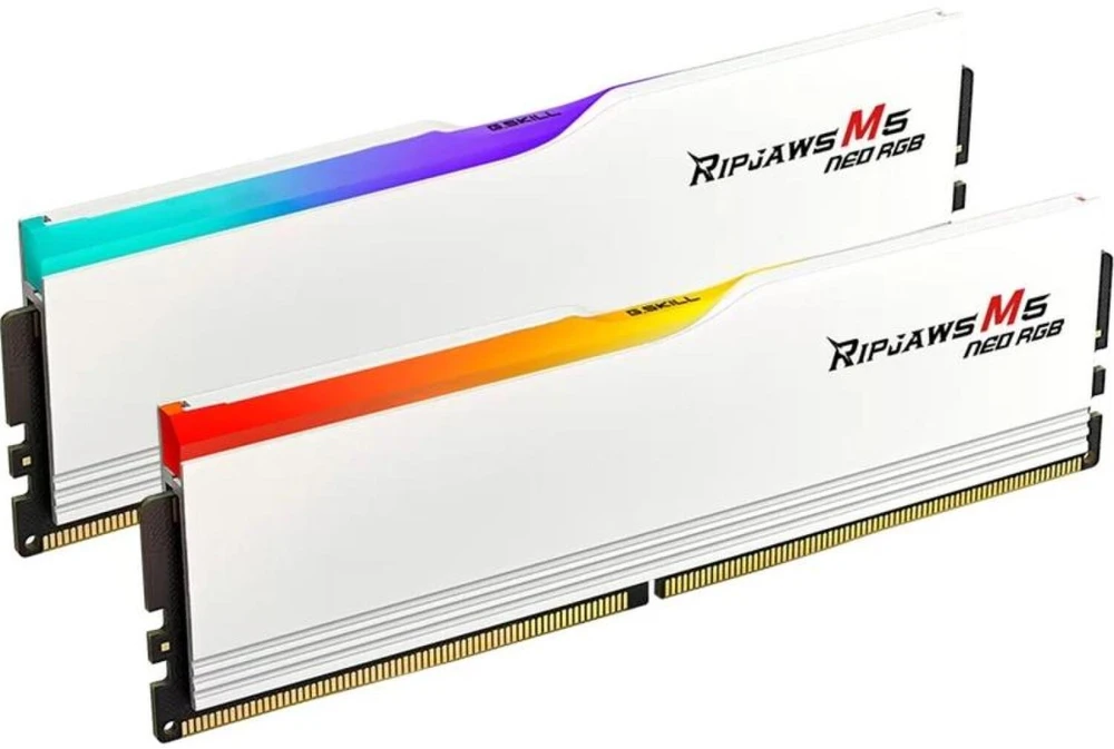 32 GB (2 x 16 GB) G.Skill Ripjaws M5 Neo RGB EXPO DDR5-6000 CL36 RAM atminties rinkinys