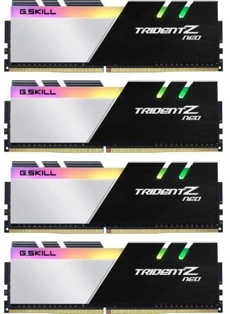 RAM G.SKILL F4-3600C16Q-32GTZNC G.Skill Trident Z Neo (skirta AMD) DDR4 32GB (4x8GB) 3600MHz CL16 1.35V XMP 2.0