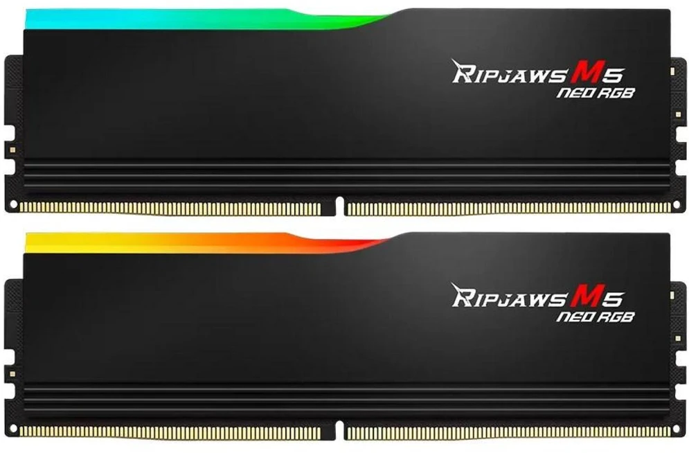 RAM G.Skill | Ripjaws M5 Neo RGB | 32 GB | DDR5 | 6000 MHz | Kompiuteris/serveris | Registracijos Nr. | ECC Nr.