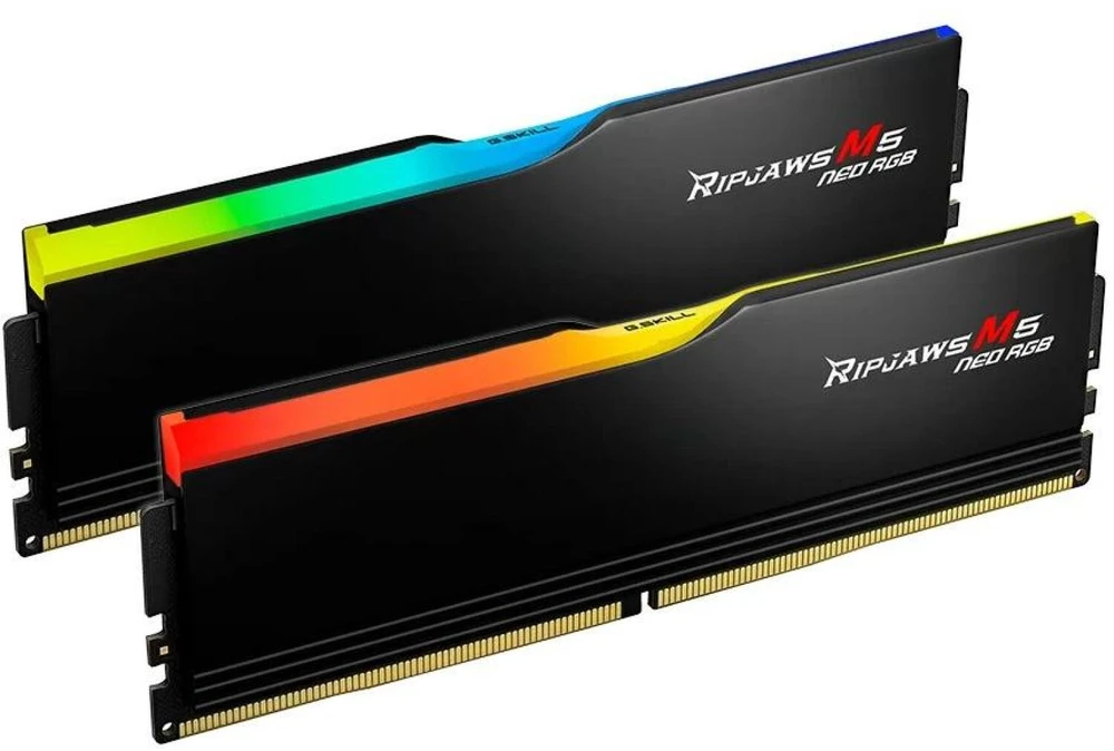 RAM G.Skill | Ripjaws M5 Neo RGB | 32 GB | DDR5 | 6000 MHz | Kompiuteris/serveris | Registracijos Nr. | ECC Nr.