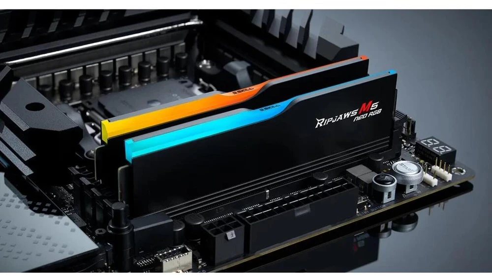 RAM G.Skill | Ripjaws M5 Neo RGB | 32 GB | DDR5 | 6000 MHz | Kompiuteris/serveris | Registracijos Nr. | ECC Nr.