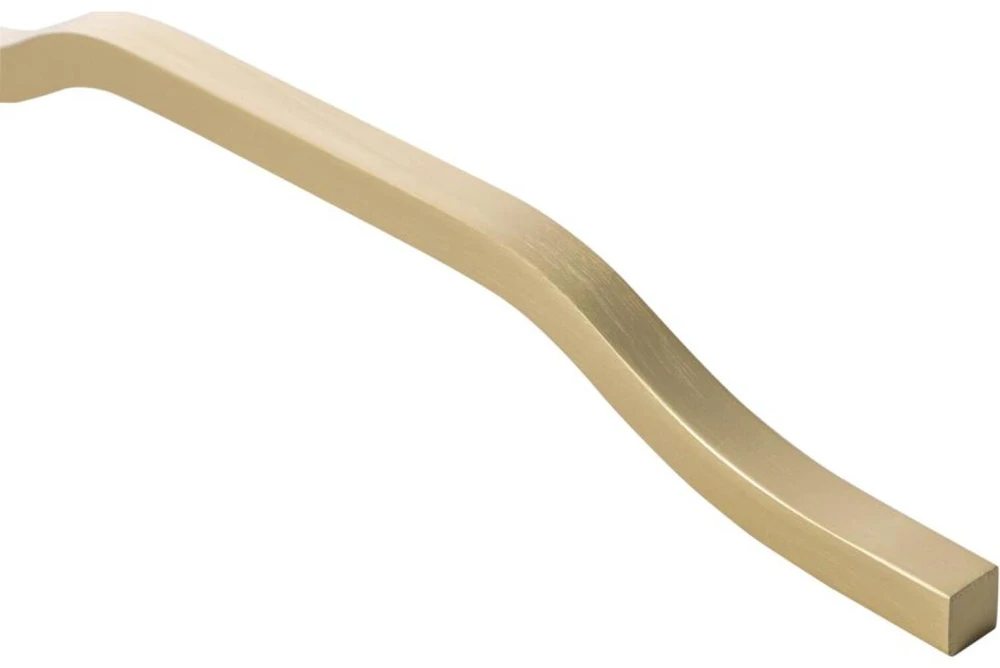 Furniture handle GTV GRAVEL, C=3x352 mm, L= 1200 mm, Al, brushed auksinis