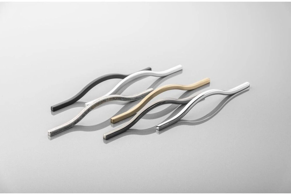 GTV Zamak handle VITO C = 160 mm golden brass