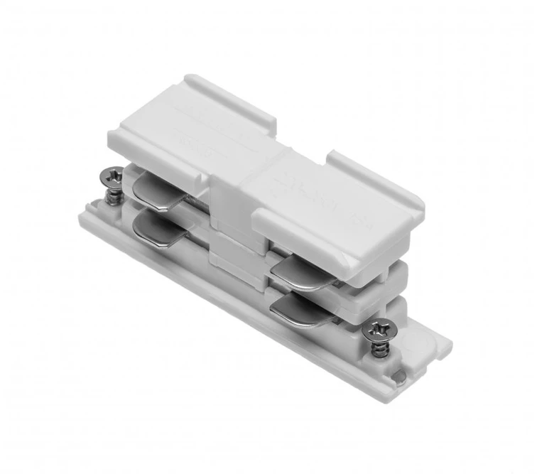 GTV Elektrinė jungtis trifazėms X-RAIL šynoms, 68x21 mm, balta
