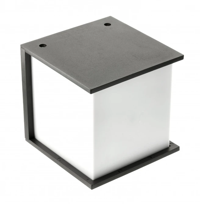 GTV Façade luminaire LEO, E27, MAX. 18W, IP54, AC220-240V, 50/60Hz, juodas