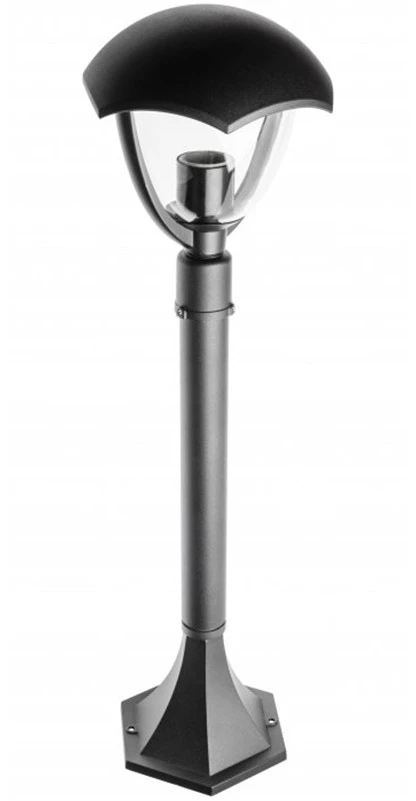 GTV Sodo šviestuvas GRANDE-P, E27, MAX.60W, IP54, AC220-240V, 50-60Hz, stulpas, juodas