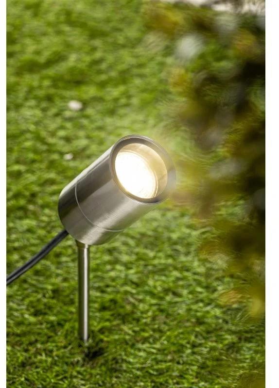 GTV Sodo šviestuvas GRAZIE, GU10, MAX.20W, IP44, AC220-240V, 50-60Hz, inox
