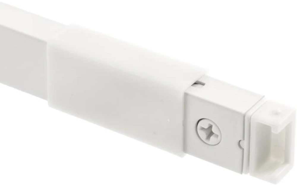 GTV Longitudinal rail square for drawers AXISPRO 400mm baltas