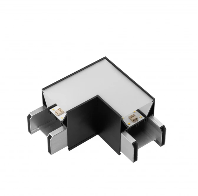 GTV L VINEA switch, LED, juodas