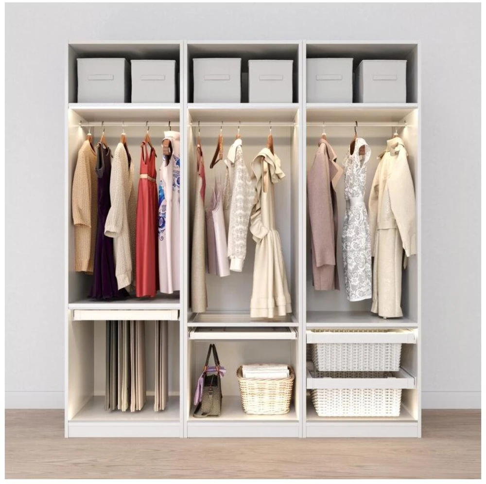GTV Drawer Elite for trousers 800 mm with soft closing, baltas