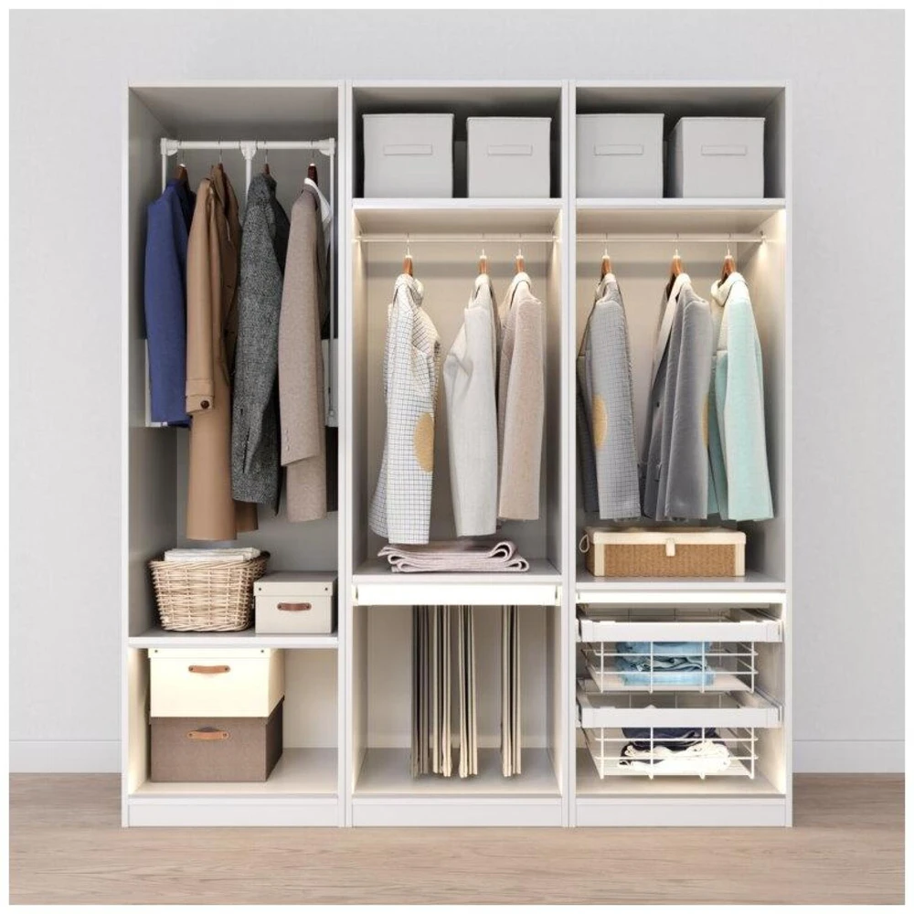 GTV Elite drawer for trousers 900 mm with silent closure function, baltas