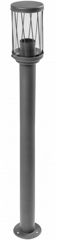 GTV KERTA-P 80 sodo šviestuvas, E27, MAX.12W, IP44, AC220-240V, 50-60Hz, stulpelis, grafitinis