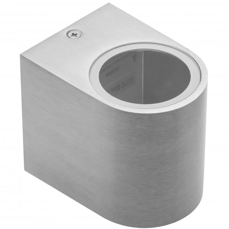 GTV Vienkryptis fasadinis šviestuvas, TIAGO, GU10, MAX. 35W, IP54, AC220-240V, 50/60Hz, inox