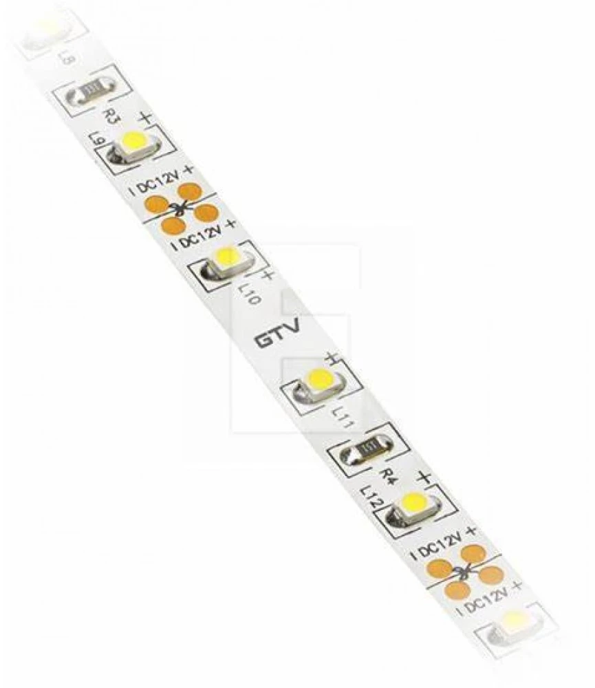 GTV LED juosta FLASH, 3528, 300 LED neutralios baltos spalvos, 24 W, 8 mm, atspari vandeniui,