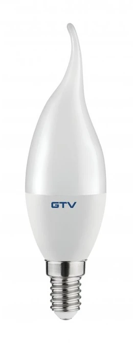 GTV LED ŠVIESOS šaltinis, A-G, C37L, SMD 2835, 6400K, E14, 8,0W, AC180-250V, 160°, 720lm, 70mA