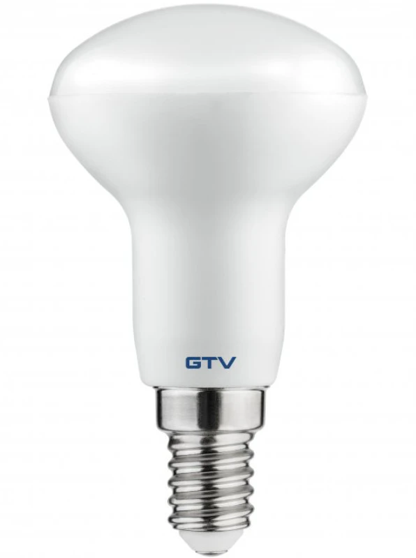 GTV LED šviesos šaltinis, A-G, R50, 4000K, E14, 6,0W, AC180-250V, 120°, 520lm, 52mA